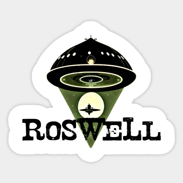 Roswell ufo 1947 Sticker by GWS45